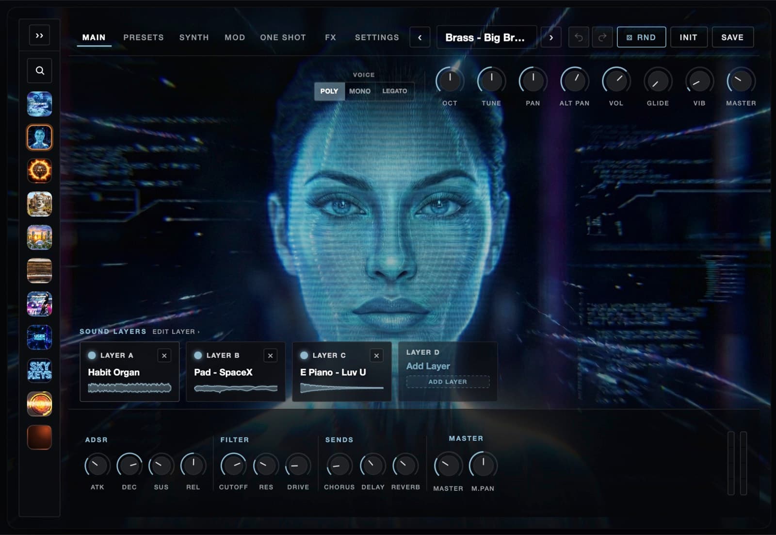 Halo3D library skin